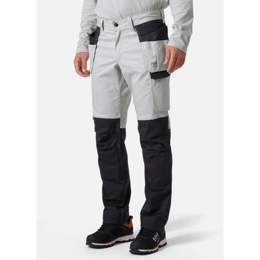 Helly Hansen 77521 Manchester Holster Pocket Knee Pad Trousers Grey Fog