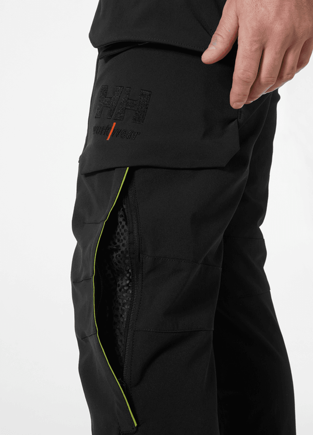 Helly Hansen 77563 Magni Evo 4-Way Stretch Construction Trouser Black / C52 - 36" Waist - 32.5" Leg