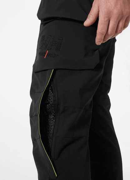 Helly Hansen 77563 Magni Evo 4-Way Stretch Construction Trouser Black / C52 - 36" Waist - 32.5" Leg