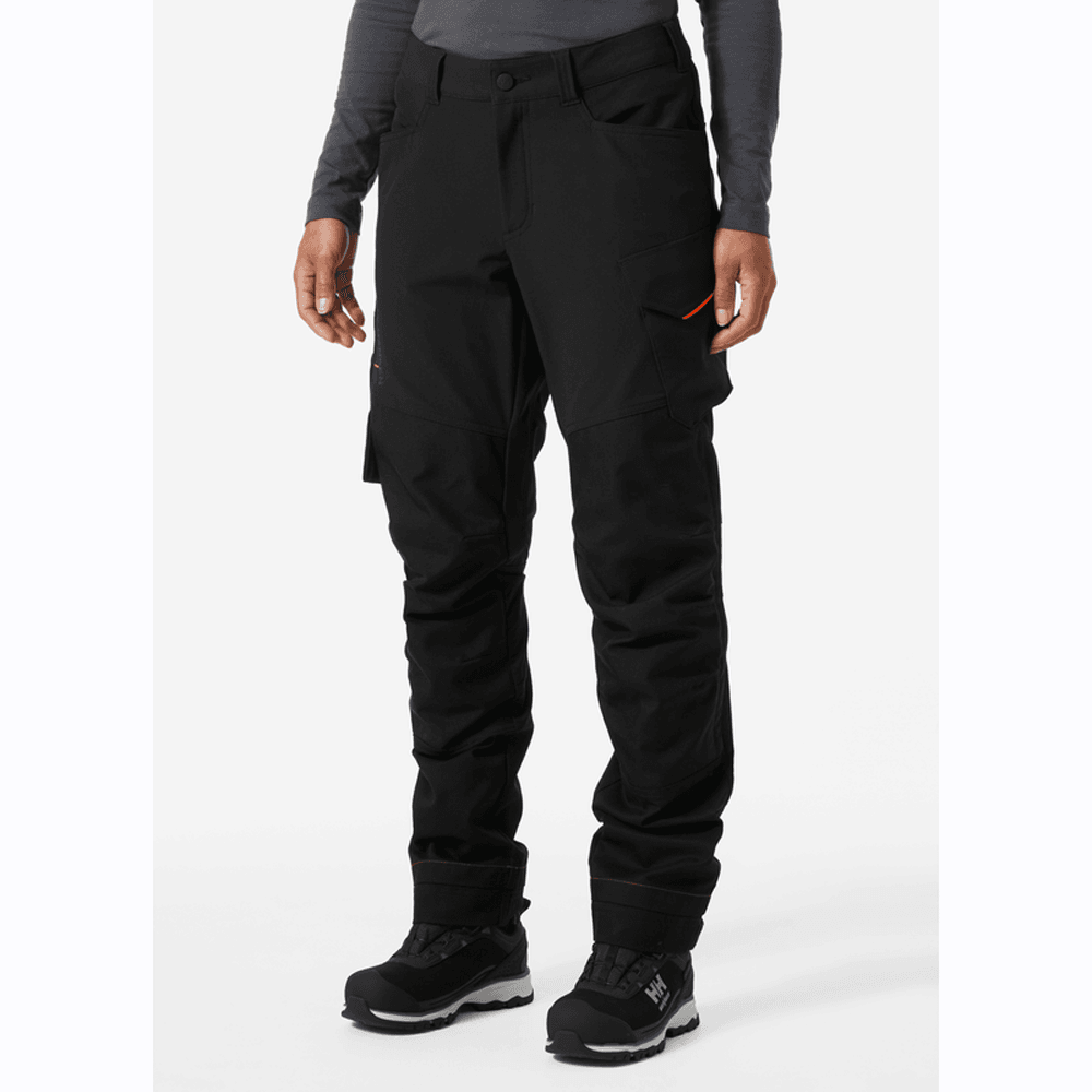 Helly Hansen 77592 Luna BRZ 4-Way Stretch Construction Pant Trousers Black, Waist 32" Leg 32"