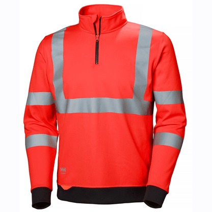 Helly Hansen Addvis Hi-Vis Half Zip Sweatshirt