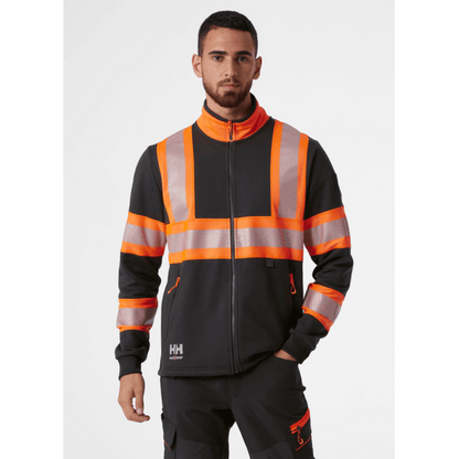 Helly Hansen 79274 ICU Hi-Vis Full Zip Sweatshirt