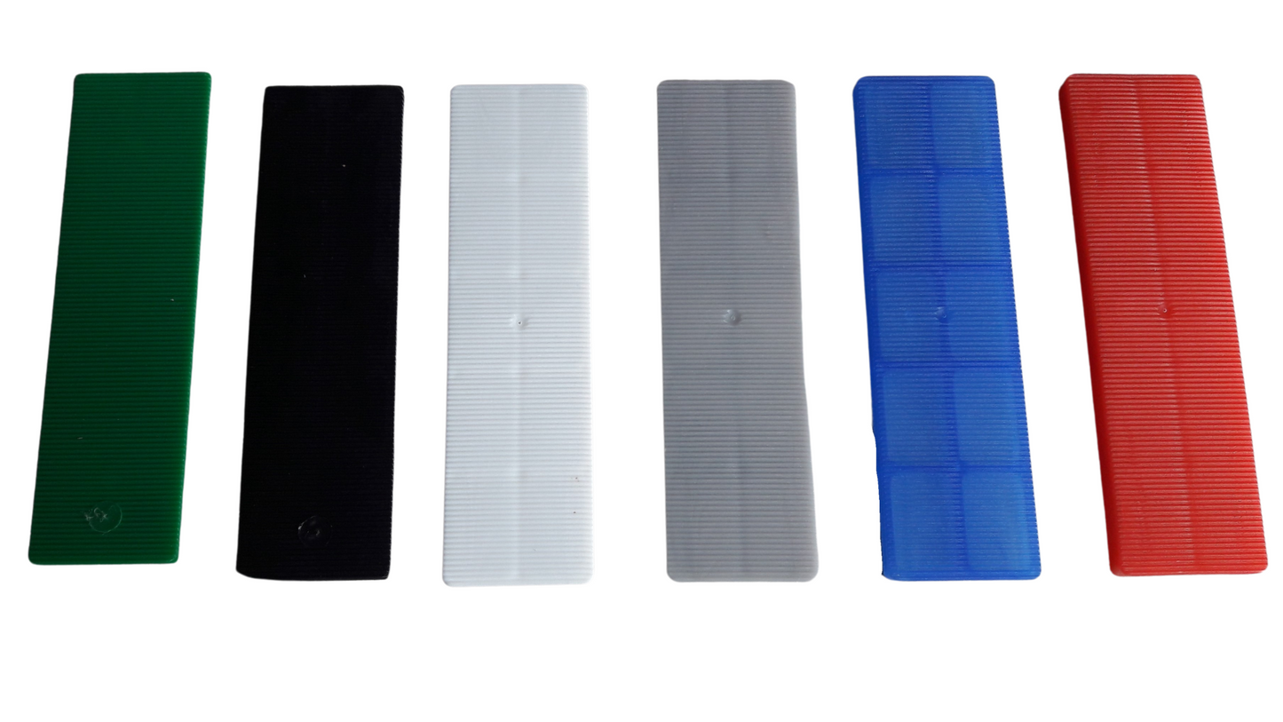 28mm x 100mm Flat Plastic Glazing Packers – Colour-Coded Shims for Windows & Doors | Made in UK