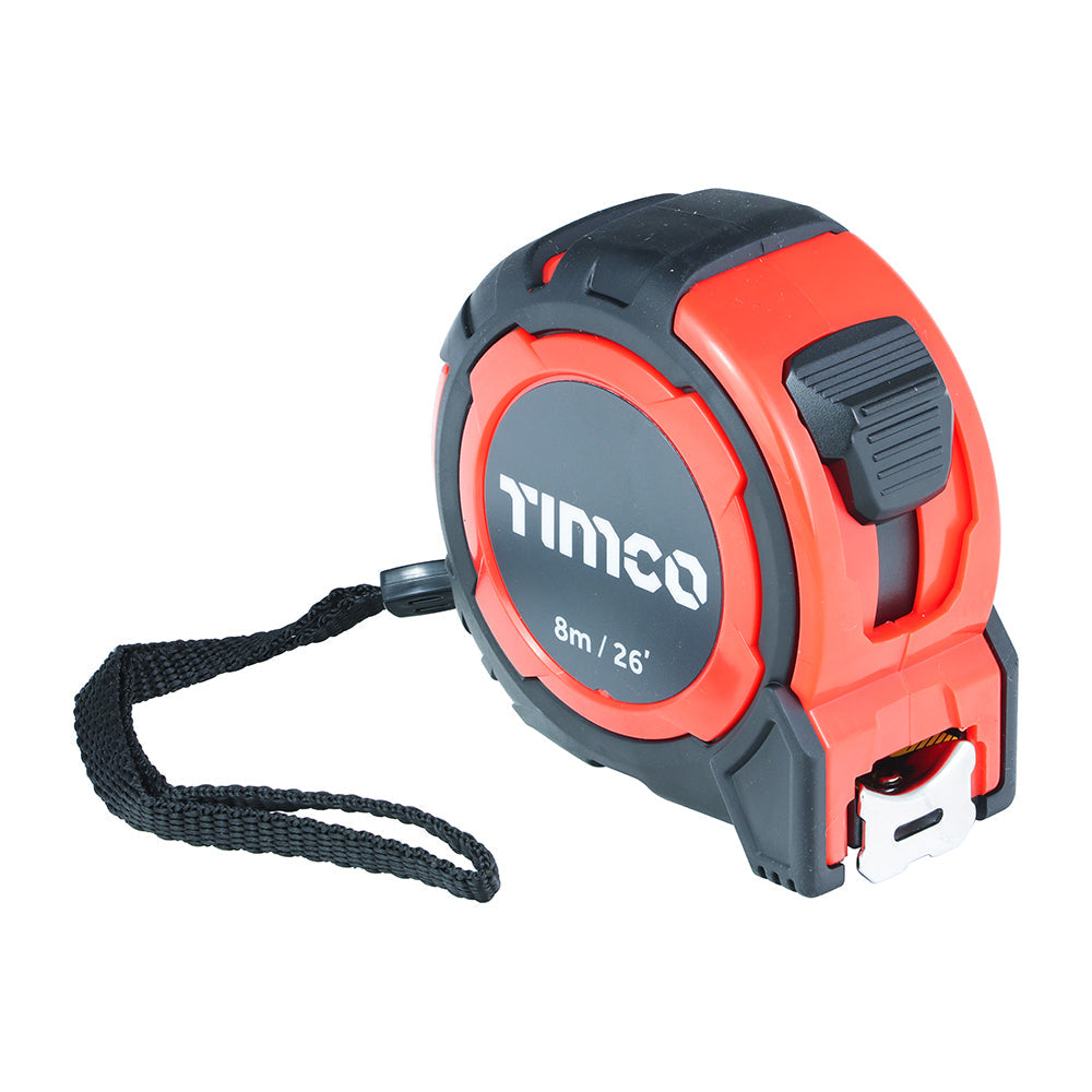 Tape Measure – 8m / 26ft × 25mm