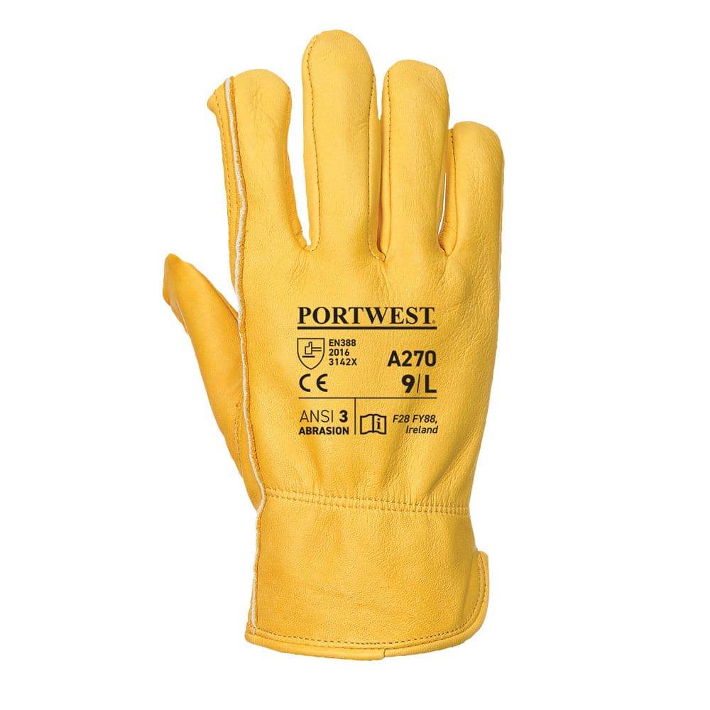 Portwest A270 Classic Leather Driver Glove