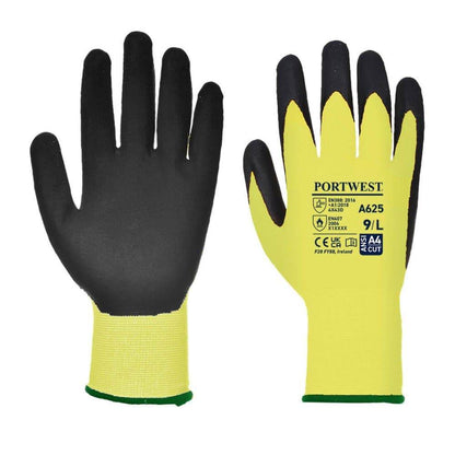 Portwest A625 Vis-Tex Cut Resistant PU Gloves