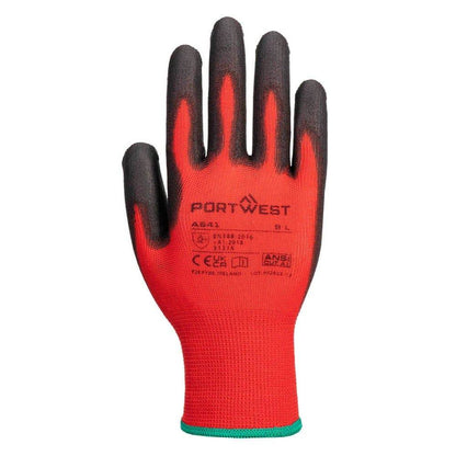 Portwest A641 Red PU Gloves