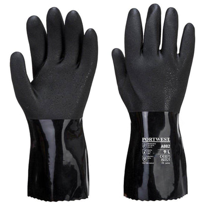 Portwest A882 ESD PVC Chemical Gauntlet Gloves