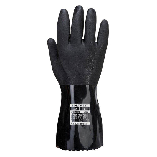 Portwest A882 ESD PVC Chemical Gauntlet Gloves
