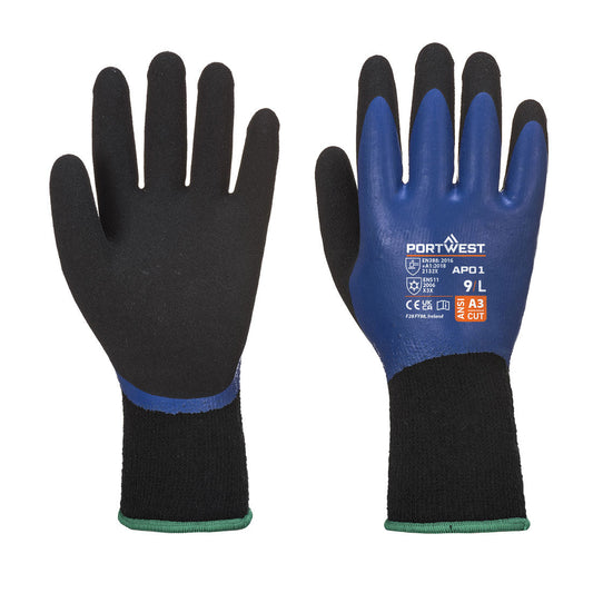 Portwest Cold 13 Latex Aqua Glove