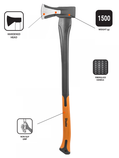 Fiberglass Splitting Axe 1500g