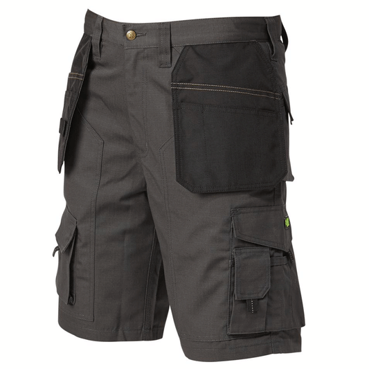 Apache Cordura APKHT Holster Pocket Combat Shorts Grey/Black 36" Waist