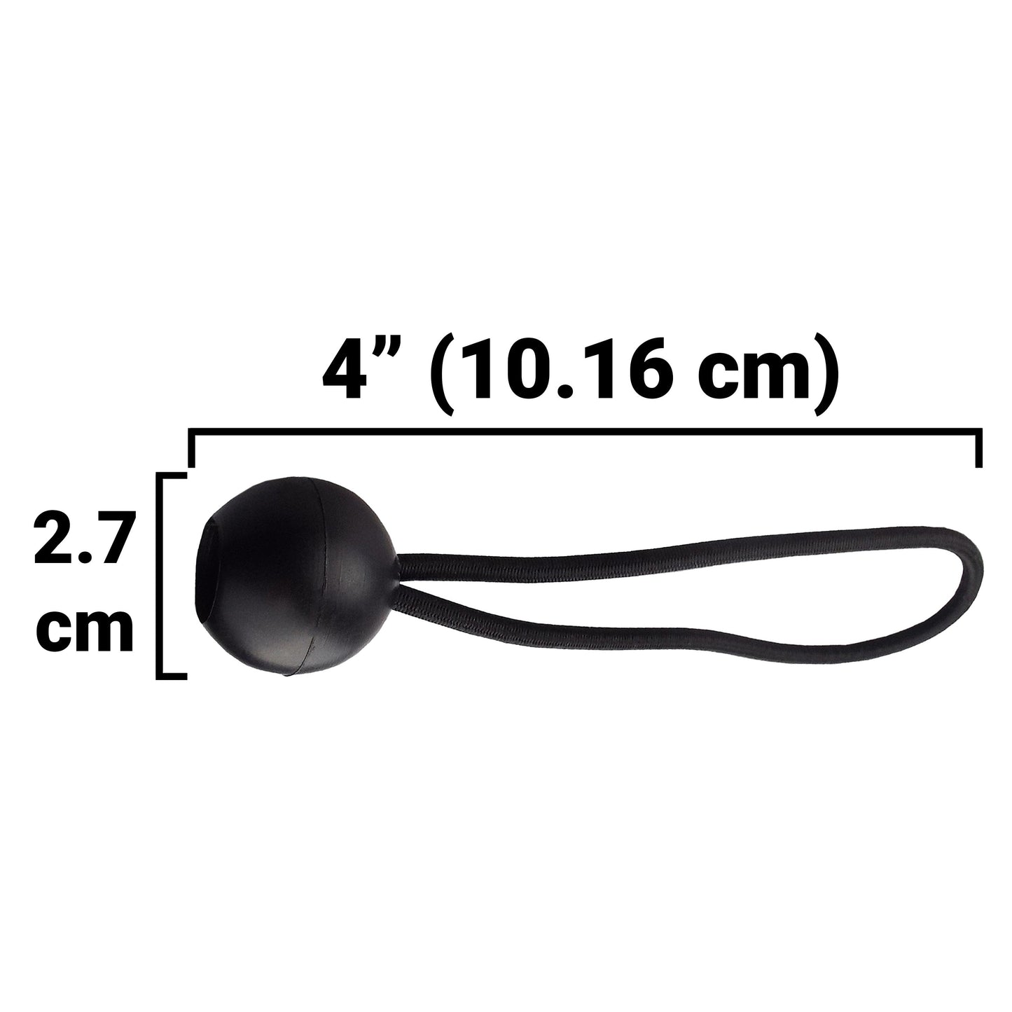 Green M-Grade Tarpaulin with 10 x 4" Bungee Balls (Black)