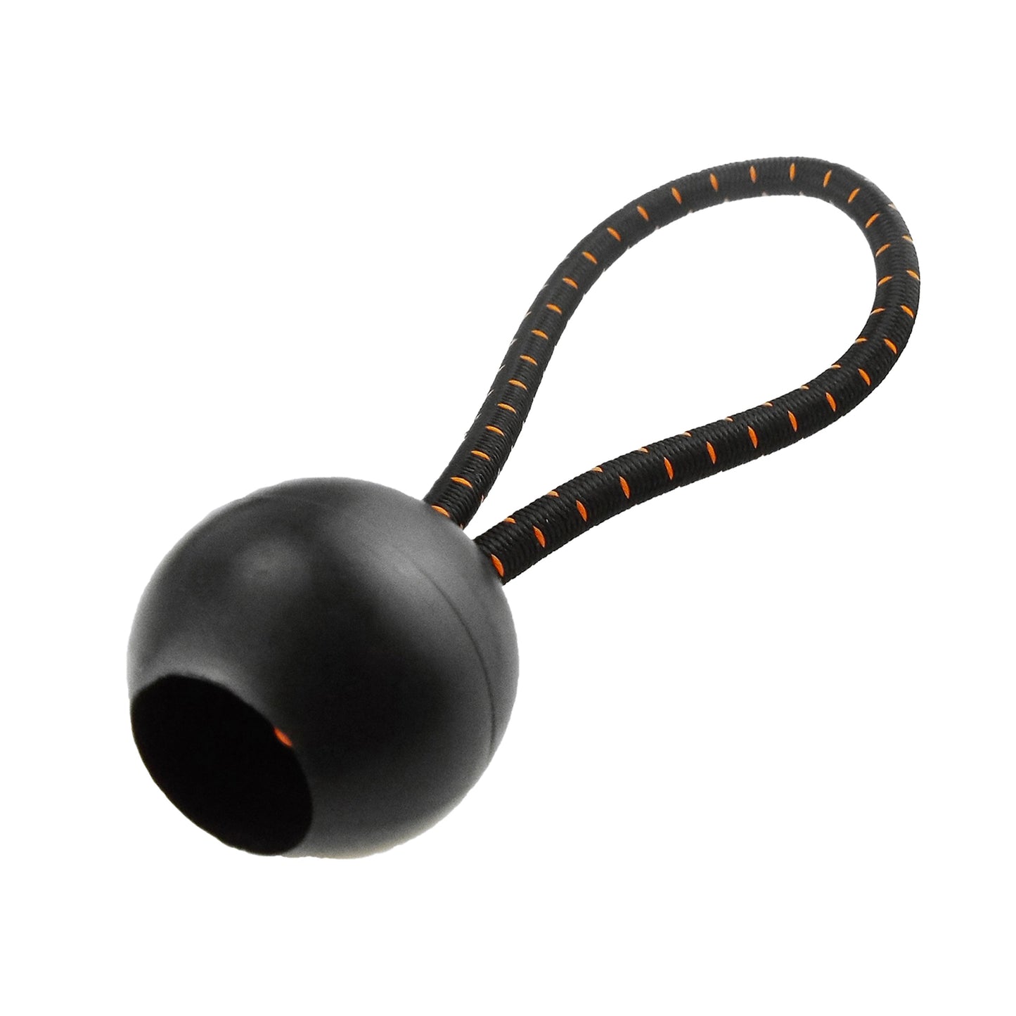 Clear XL-Grade Tarpaulin with 10 x 6" Bungee Balls (Black) and 10 x Screw Type Tarp Clips