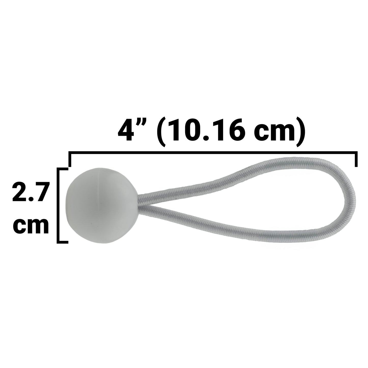 Green S-Grade Tarpaulin with 20 x 4" Bungee Balls (White)