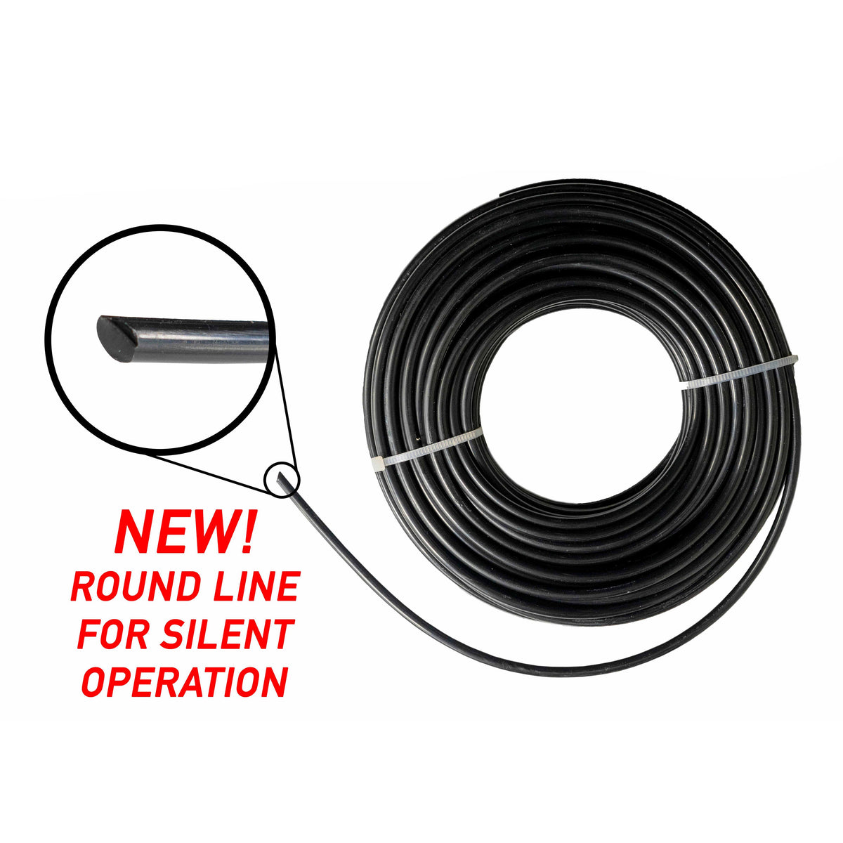 Strimmer Line Black Round 2mm x 15m