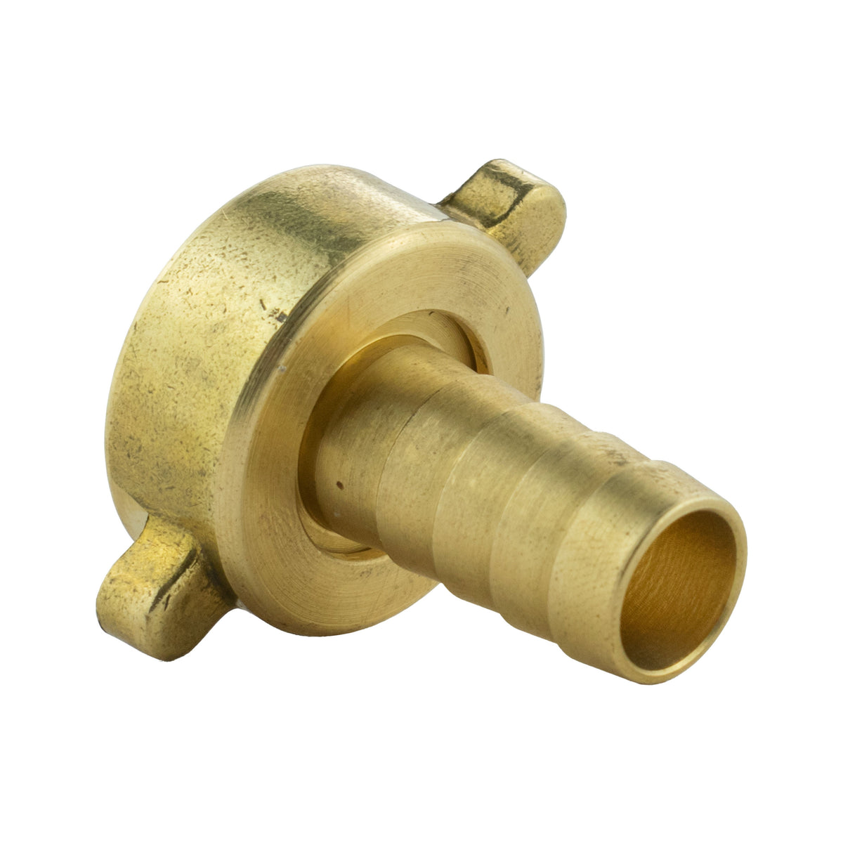 Wall Flange Kit 25mm MDPE + In-Line Valve + 13mm Brass Barb
