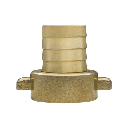 Hose Connector Blue with In-Line BSPM Valve and 19mm Brass Barb