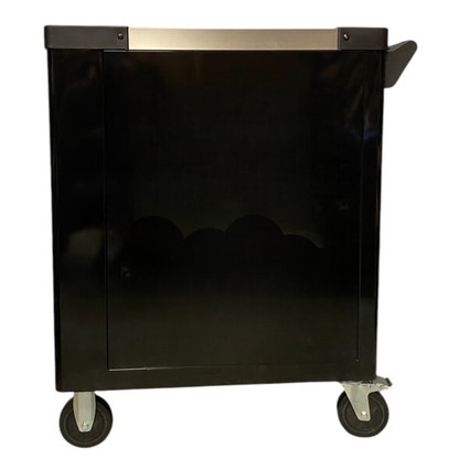 BRUNEL Tools 7 Drawer Caster Mounted Roller Tool Chest Cabinet with 6 Fully Stocked Drawers - 249 Pieces - Black