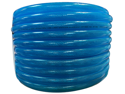 Braided Fuel Hose Blue Transparent PVC 19mm*2.1mm