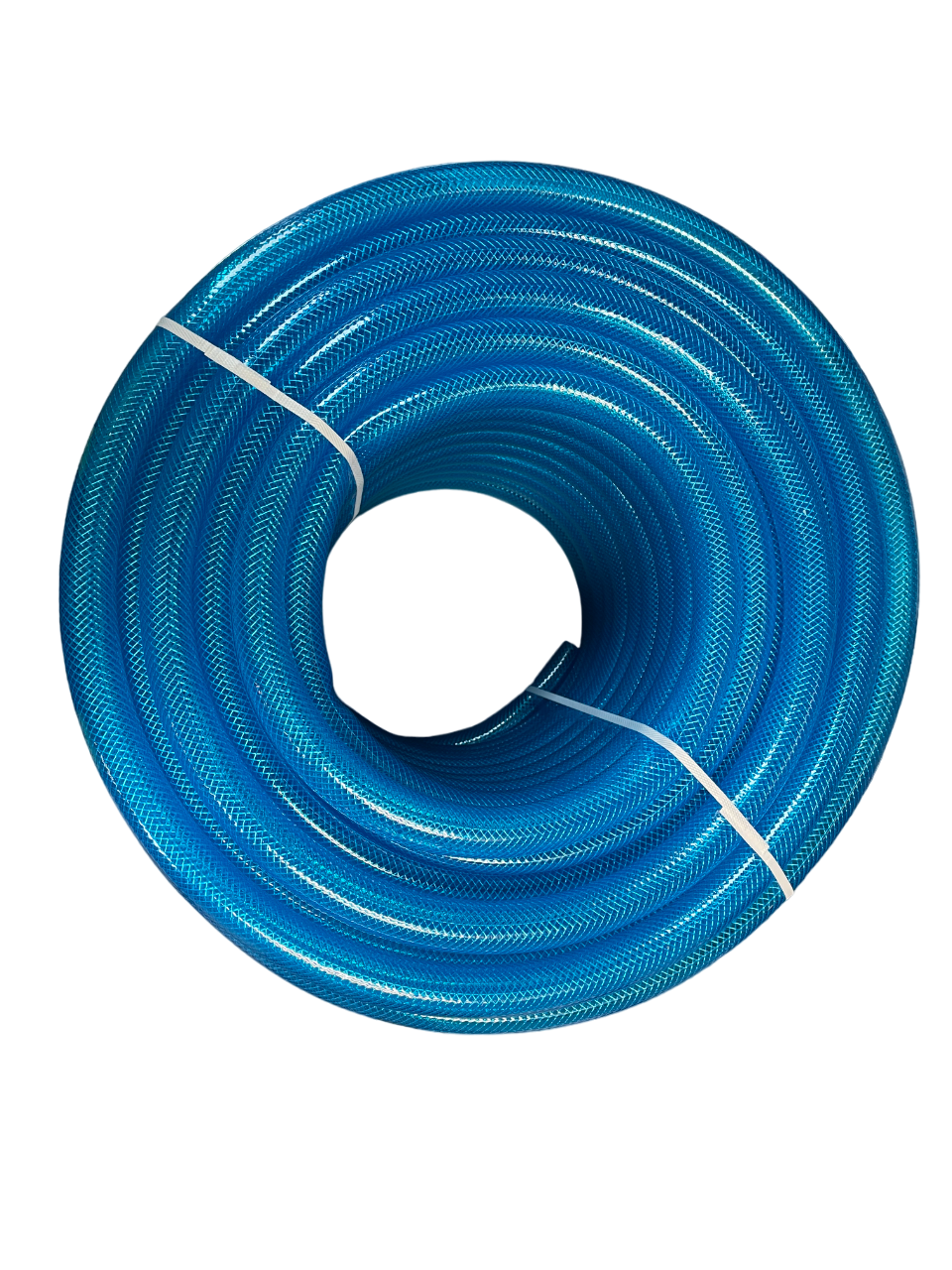 Braided Fuel Hose Blue Transparent PVC 19mm*2.1mm