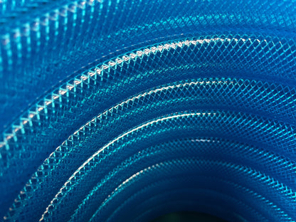 Braided Fuel Hose Blue Transparent PVC 19mm*2.1mm