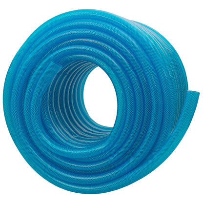 Braided Fuel Hose Blue Transparent PVC 19mm*2.1mm