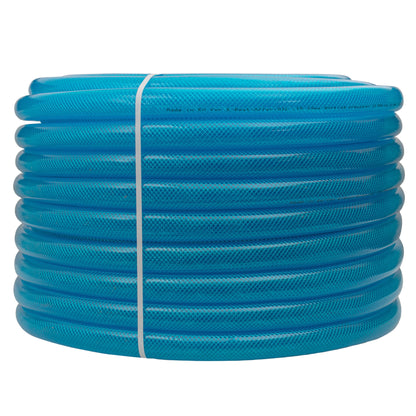 Braided Fuel Hose Blue Transparent PVC 19mm*2.1mm