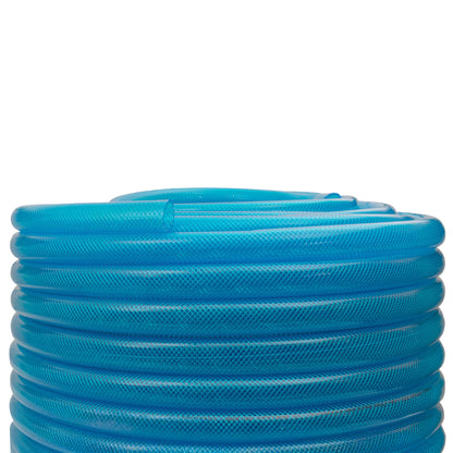Braided Fuel Hose Blue Transparent PVC 19mm*2.1mm
