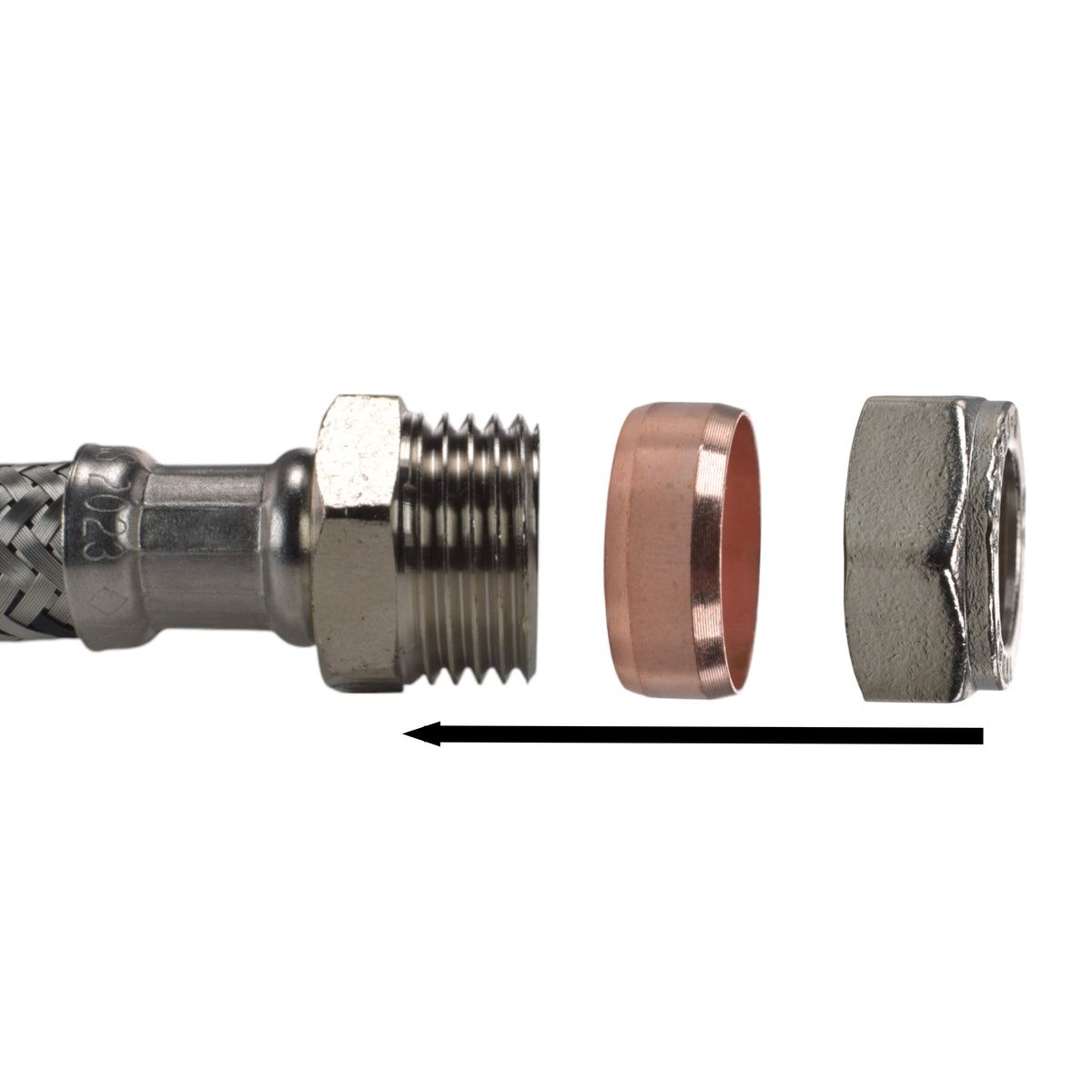 Double Lever Tap FULL Connection Kit