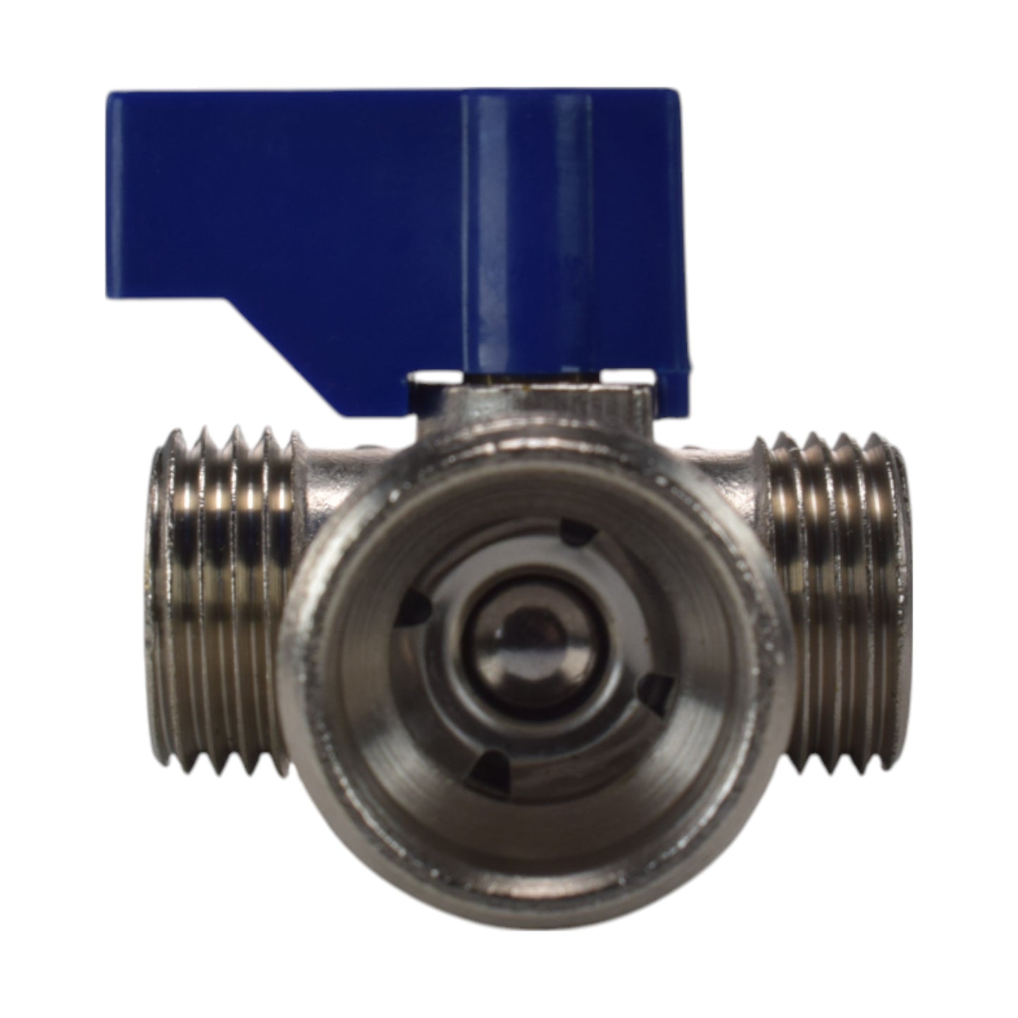 Brass Compression Tee Valve 15mm - ¾” BSP Male