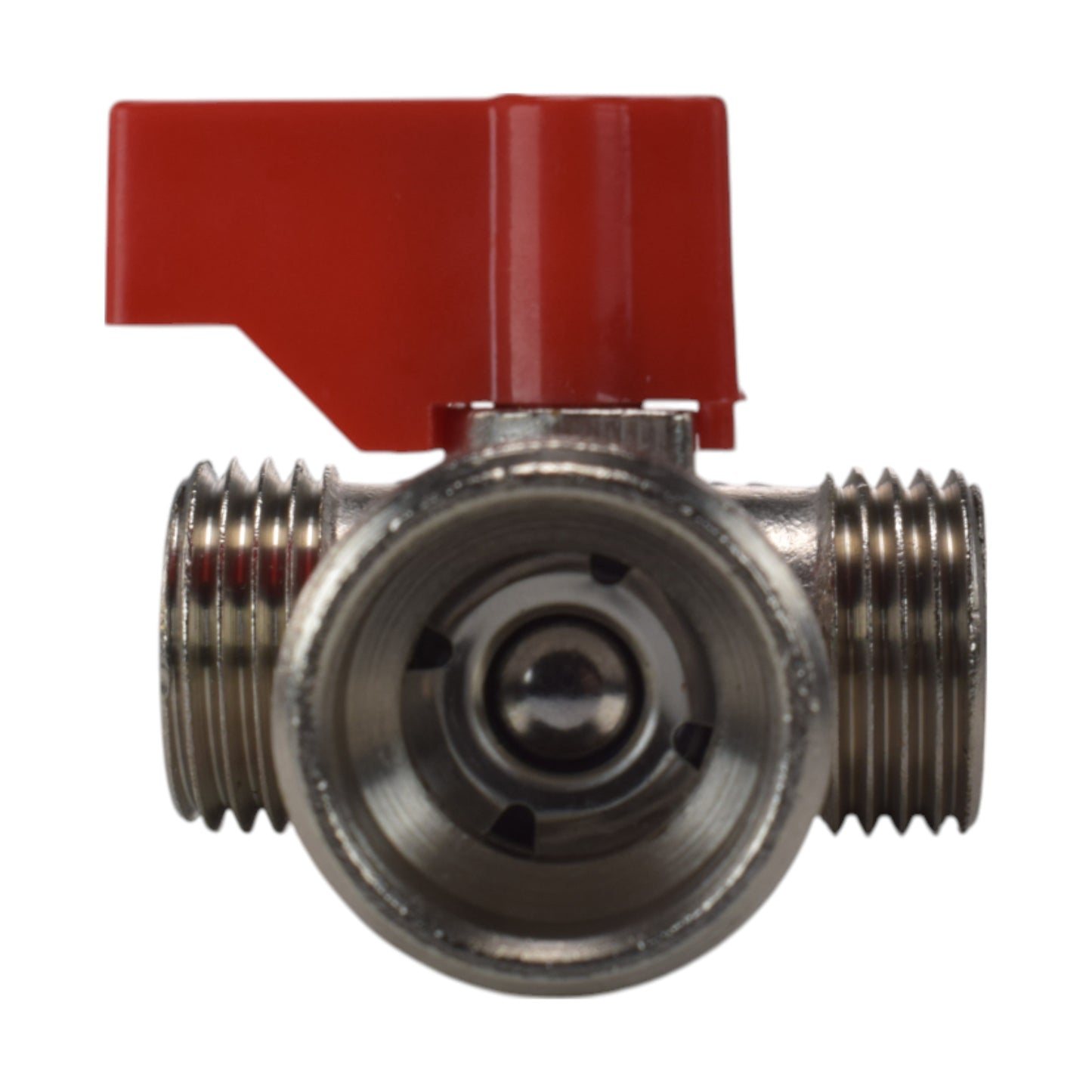 Brass Compression Tee Valve 15mm - ¾” BSP Male