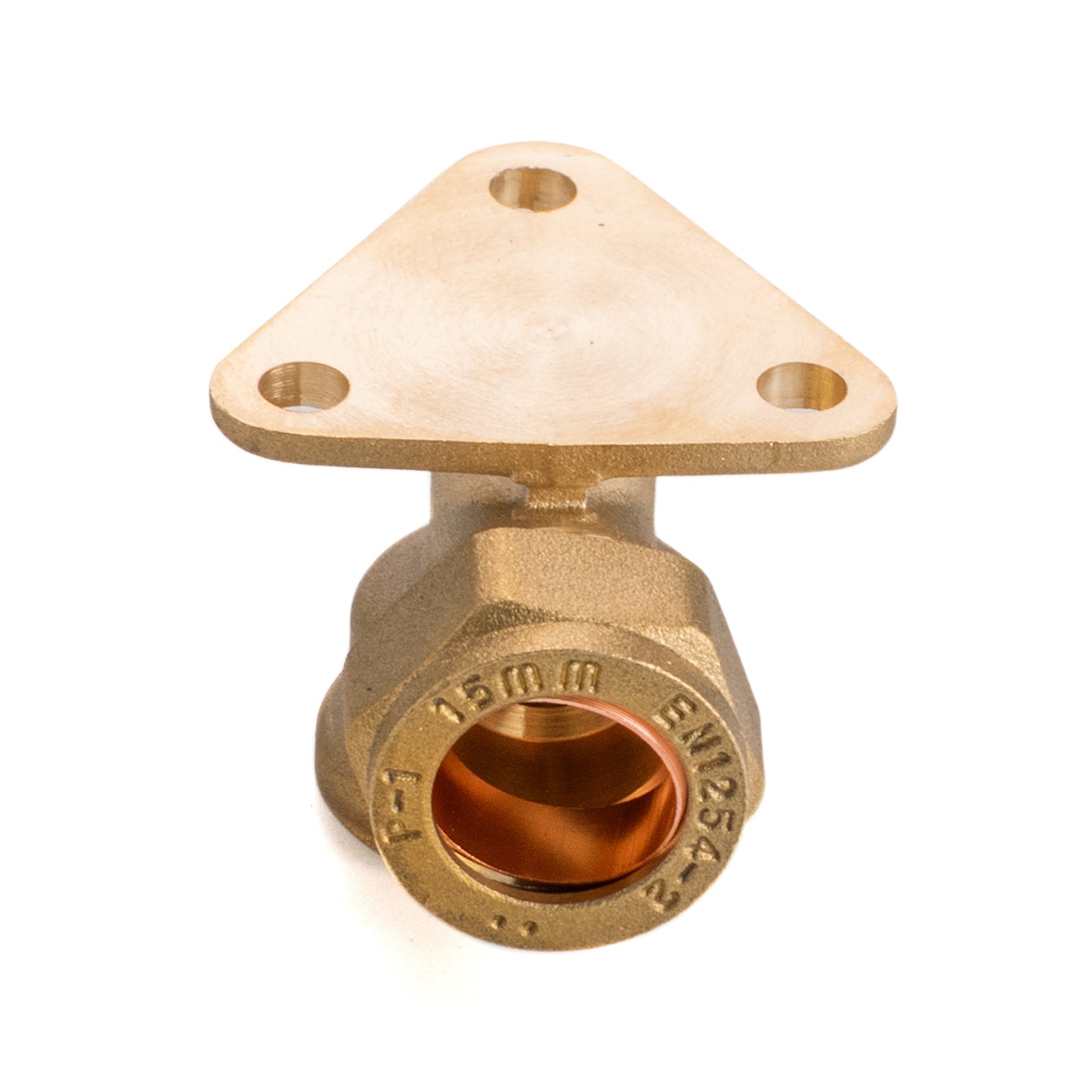 15mm Brass Wall Flange Kit with Extended Brass Chrome Tap ½” Barb