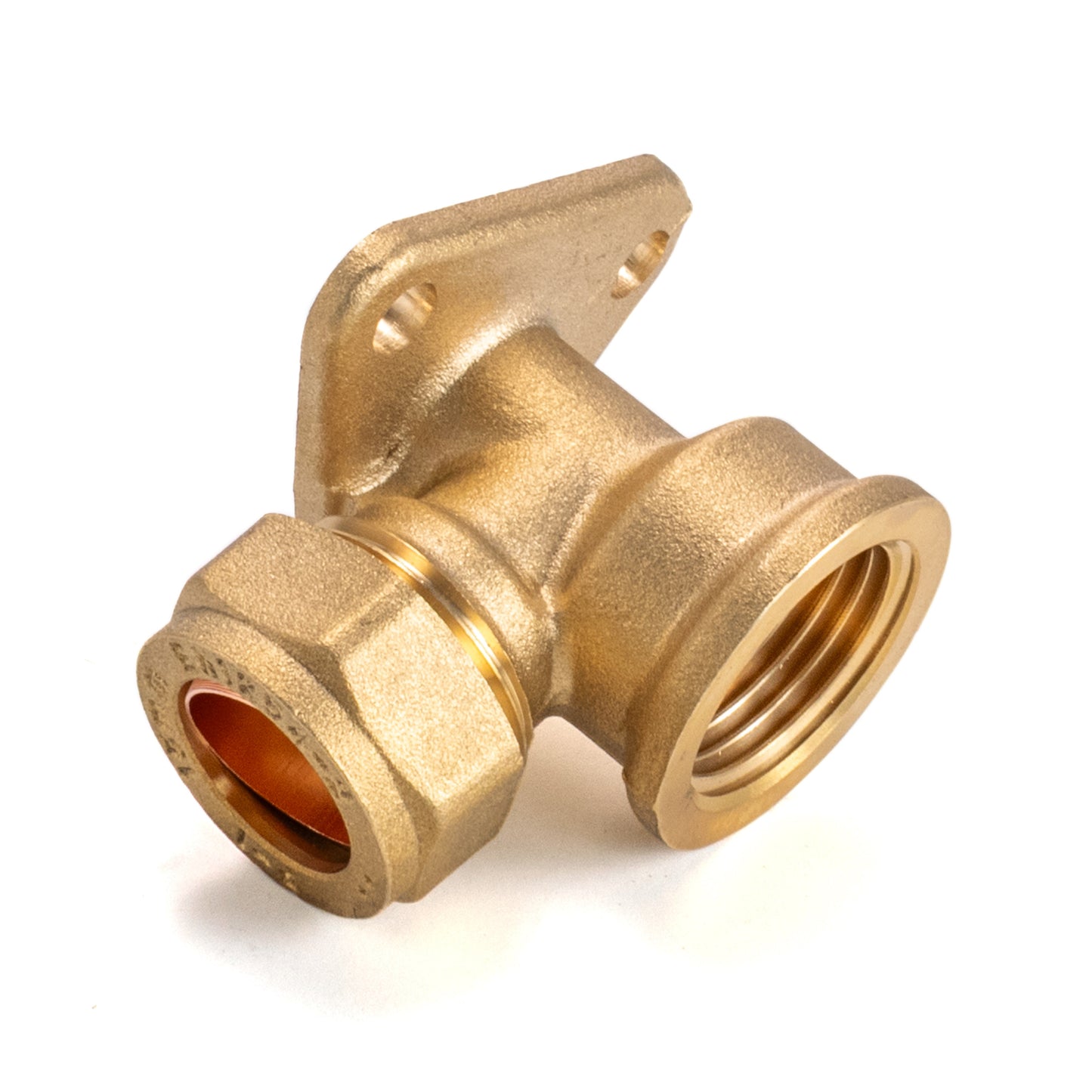 15mm Brass Wall Flange Kit with Extended Brass Chrome Tap ½” Barb