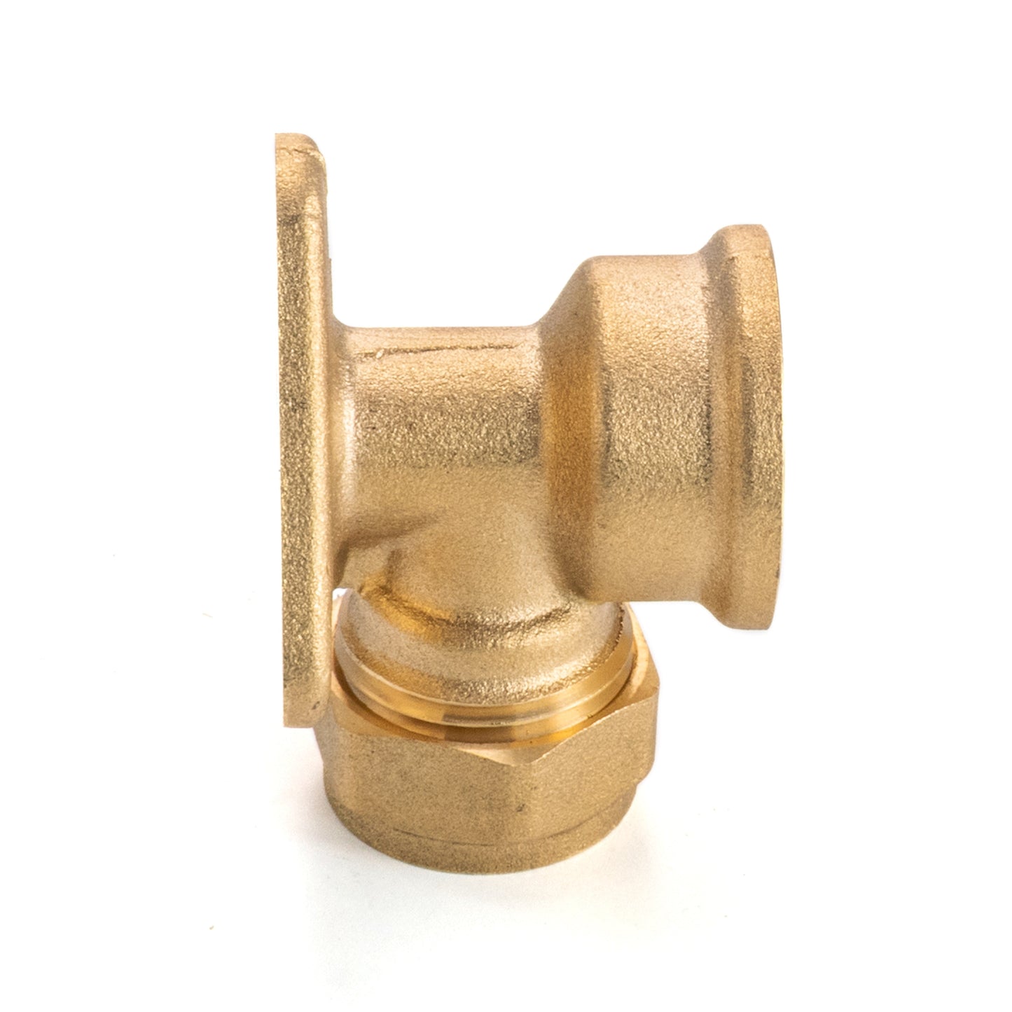 15mm Brass Wall Flange Kit with Extended Brass Chrome Tap ½” Barb