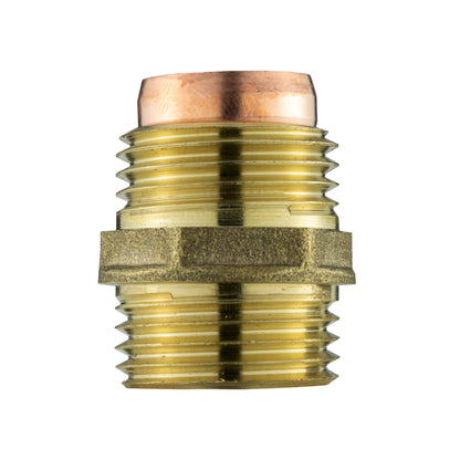 Brass Compression Straight 15mm - 3/4" BSPM