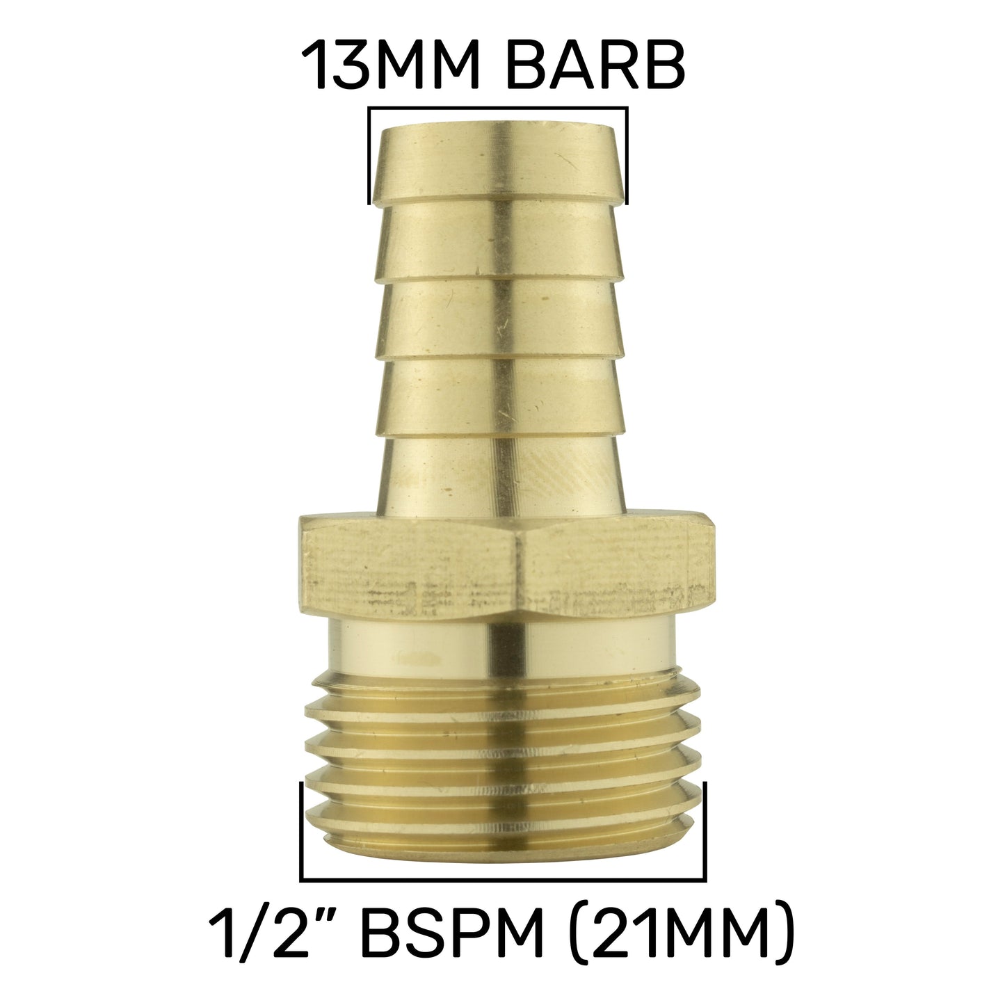 Wall Flange Kit 20mm MDPE - Lever Valve 1/2" Barb