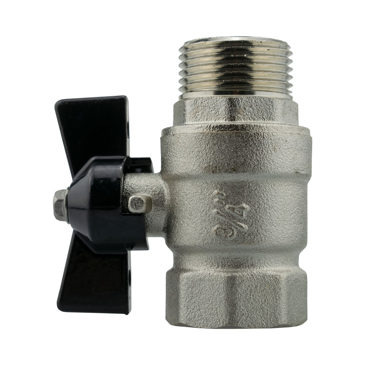 Wall Flange Kit 32mm MDPE + Bib Valve + Click Lock Male Lime