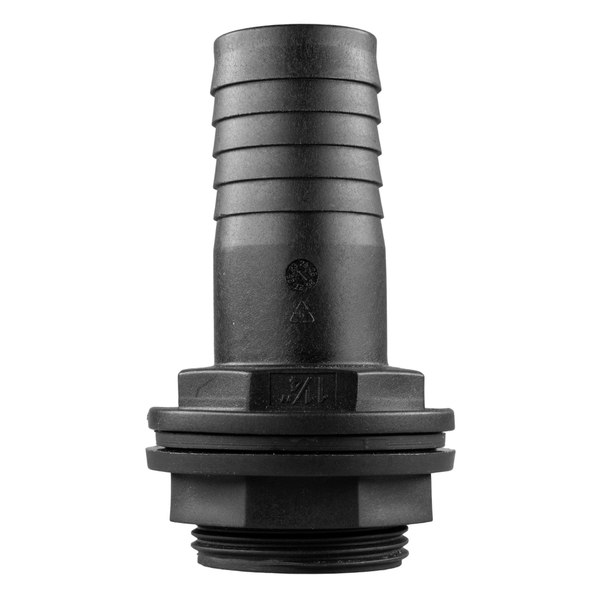 Tank Connector with Washer & Nut 3/4"BSPM - 3/4" Barb