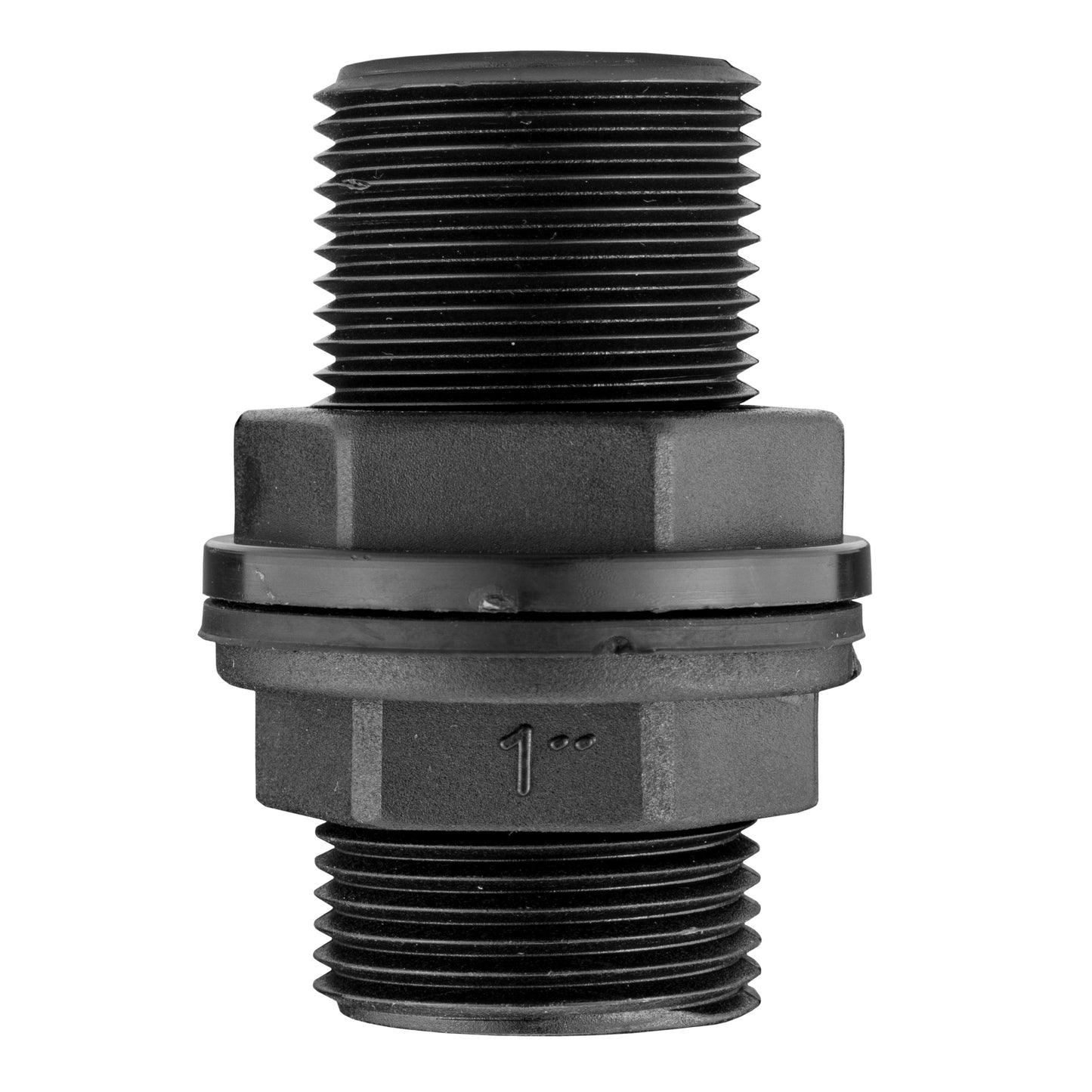 1” BSP Water Butt Fitting with 20mm MDPE Straight