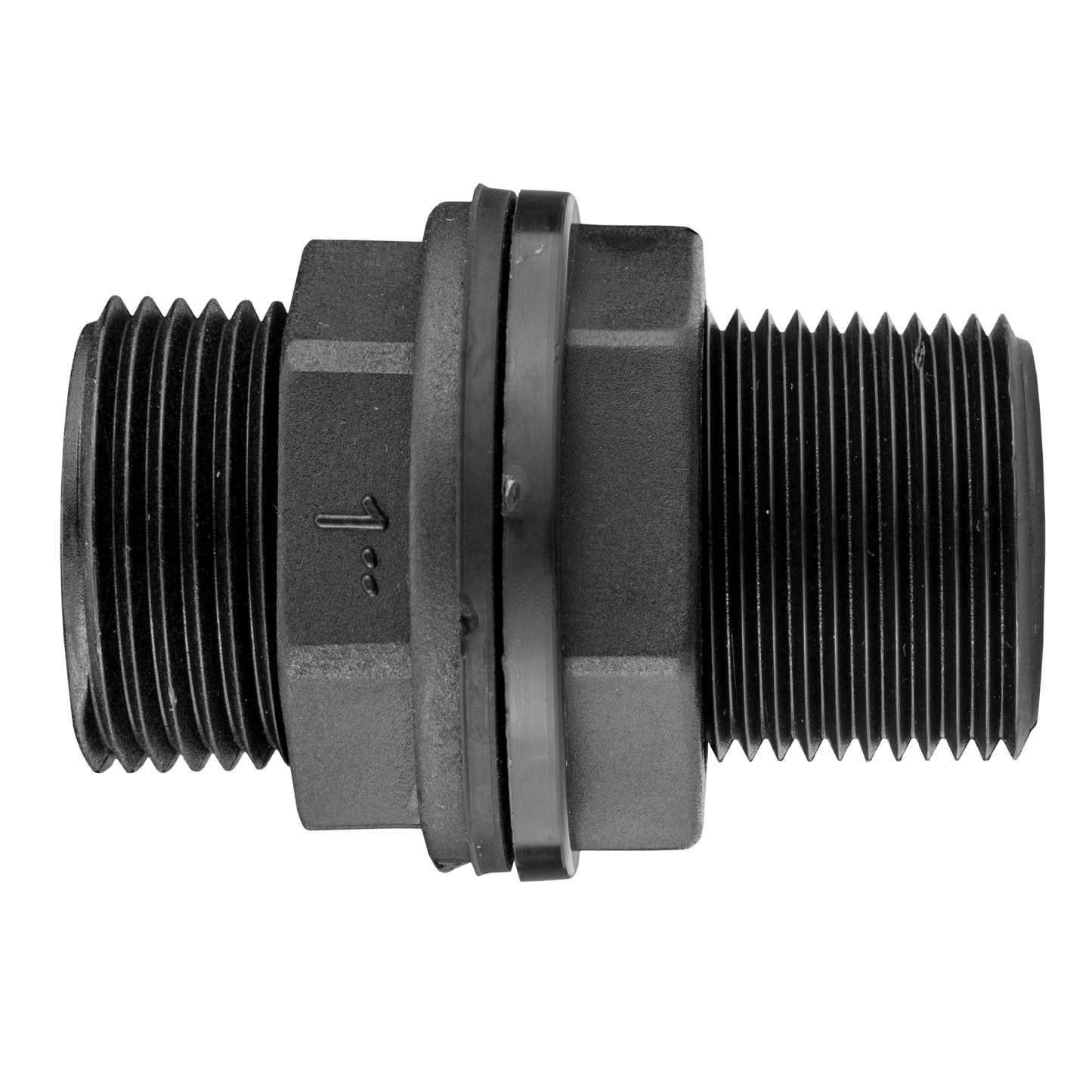 1” BSP Water Butt Fitting with 20mm MDPE Straight