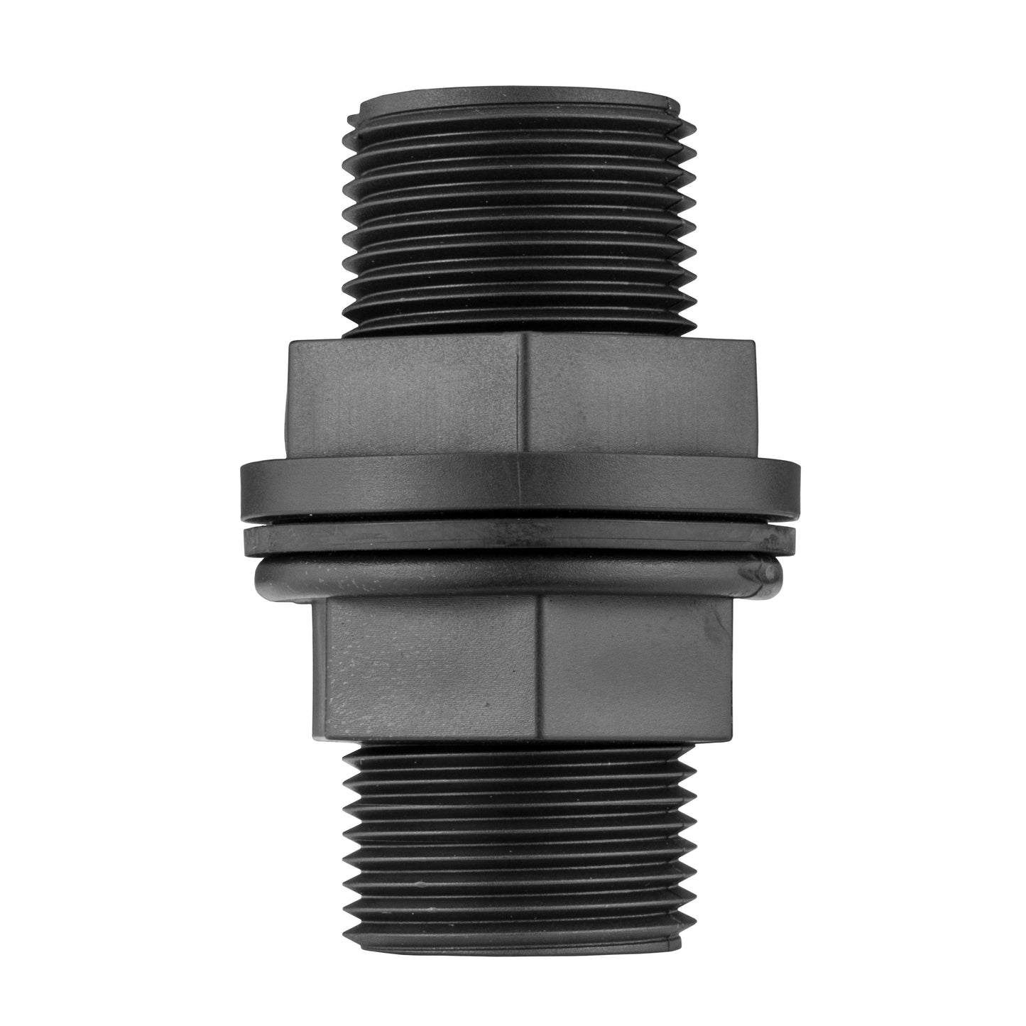 ¾” BSP Water Butt Fitting with Full Flow PP Valve and 32mm MDPE Fitting