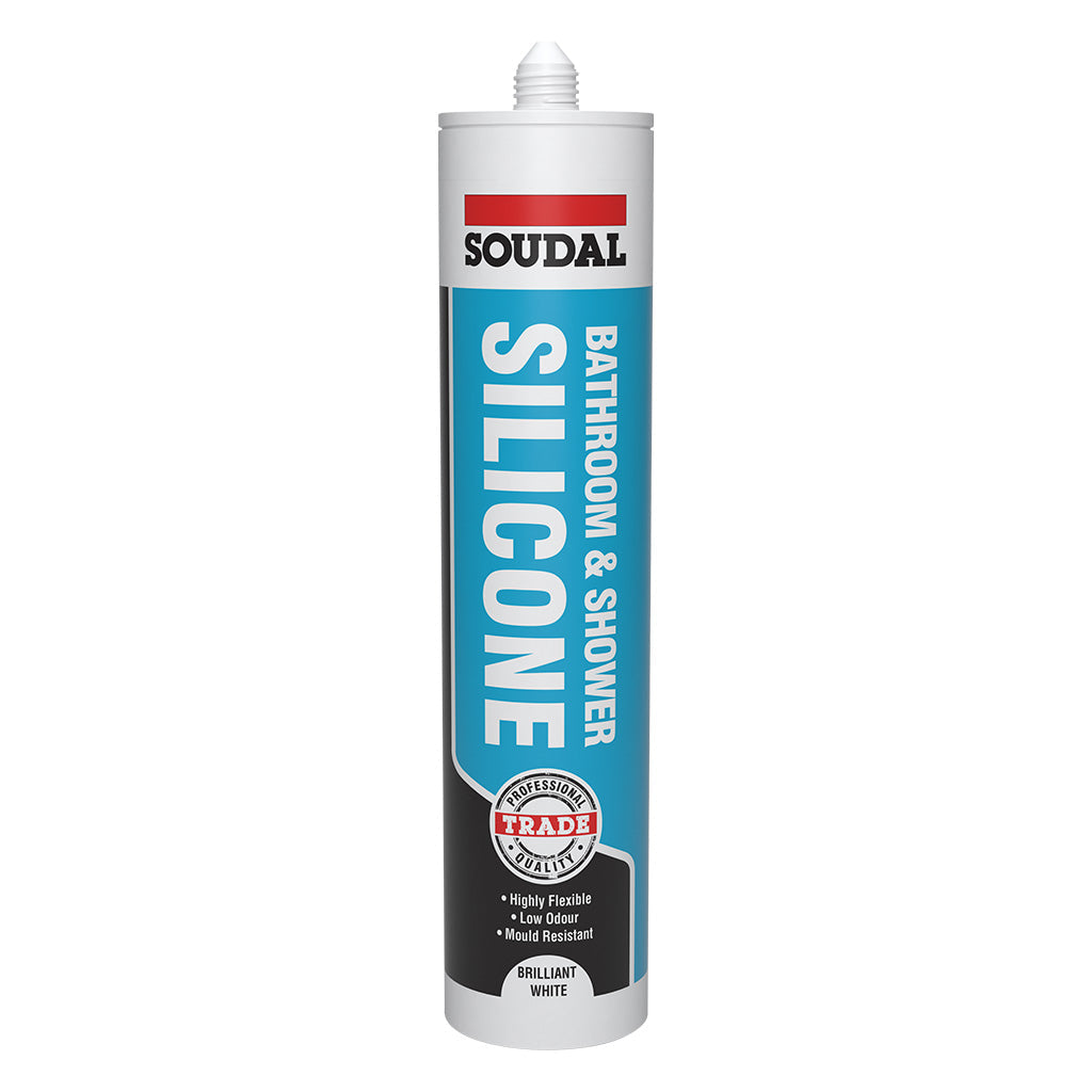 Soudal Trade Bathroom and Kitchen Silicone - Mould Resistant