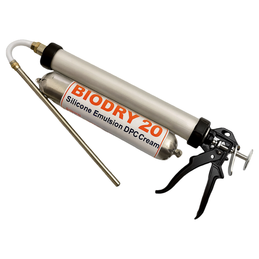 Biodry DPC Damp Proof Injection Cream - 600ml - Cmehical DPC for Rising Damp