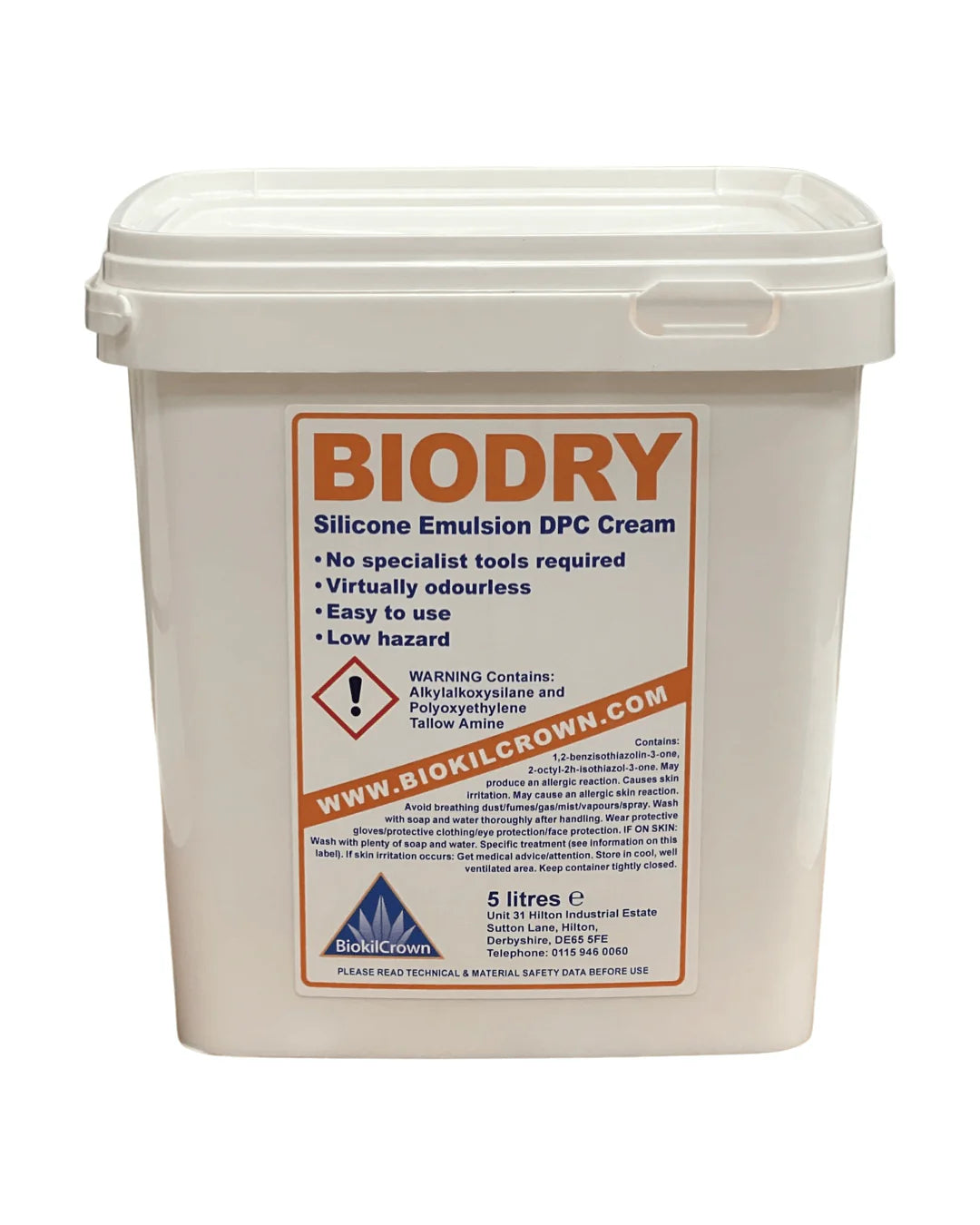 Biodry DPC Cream - 5L - Biokil Crown