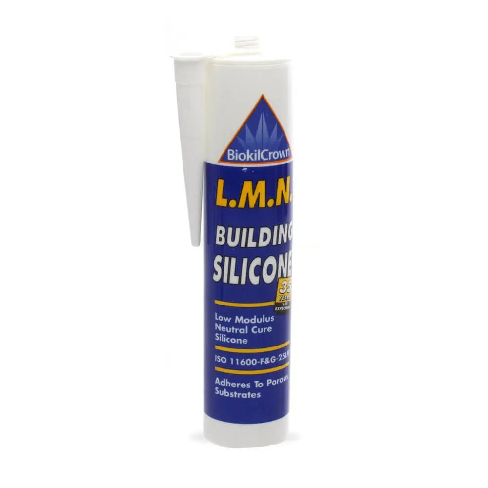 LMN Building Silicone Sealant - White/Clear - Biokil Crown