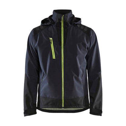 Blåkläder 4749 Stretch Hooded Softshell Jacket, wind and waterproof fabric