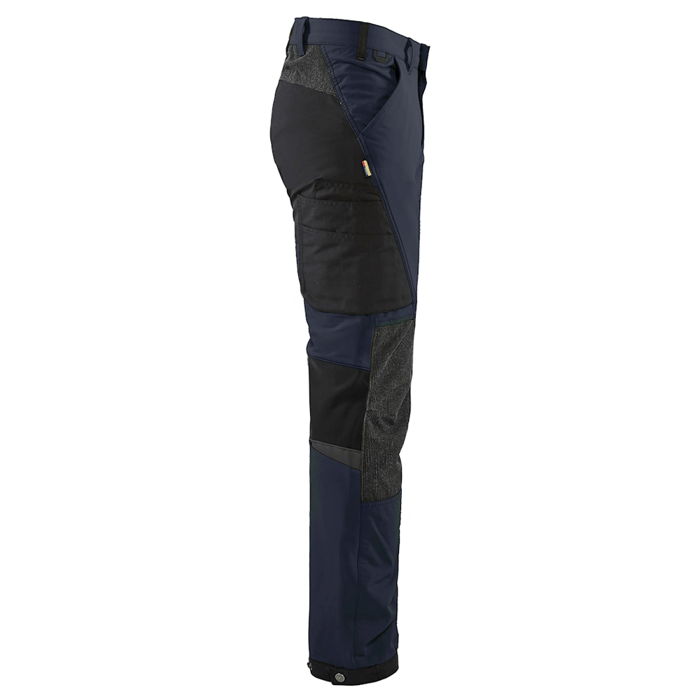 Blaklader 1422 4-Way Stretch Service Work Trousers Navy Blue / Black