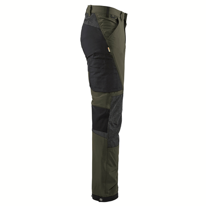 Blaklader 1422 4-Way Stretch Service Work Trousers Olive Green