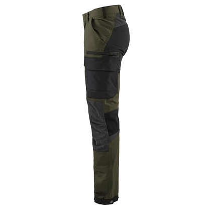 Blaklader 1422 4-Way Stretch Service Work Trousers Olive Green